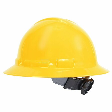 SUNBELT YELLOW, 6 PT. RATCHET SUS. Hardhat 12.5" x10.5" x7" A-B1QHR6YE